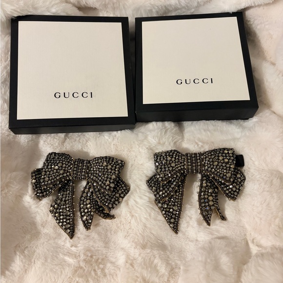 Gucci Black and Gold Dragon Embroidered Heeled Boots - Picture 10 of 12